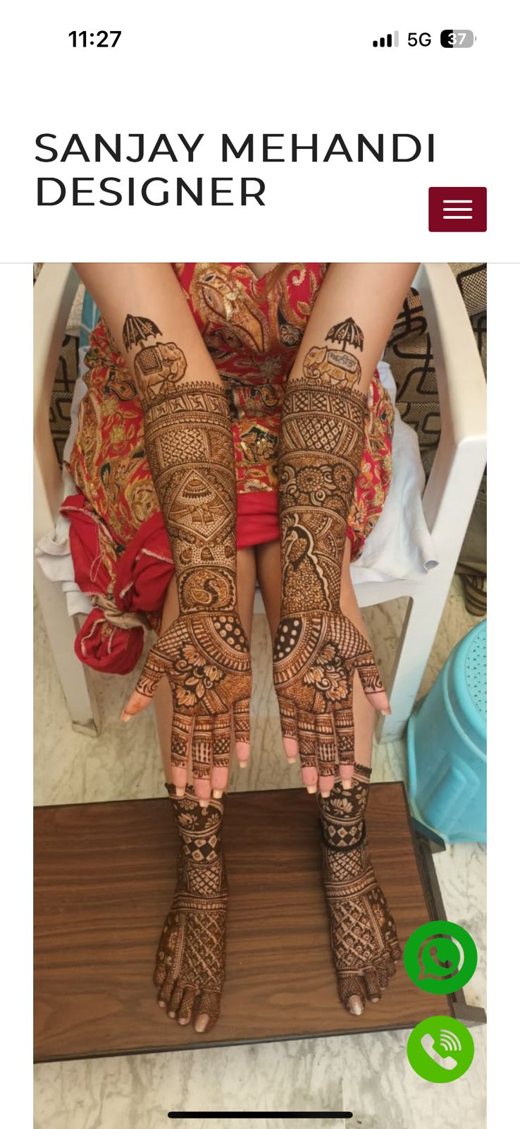Mehendi design 19