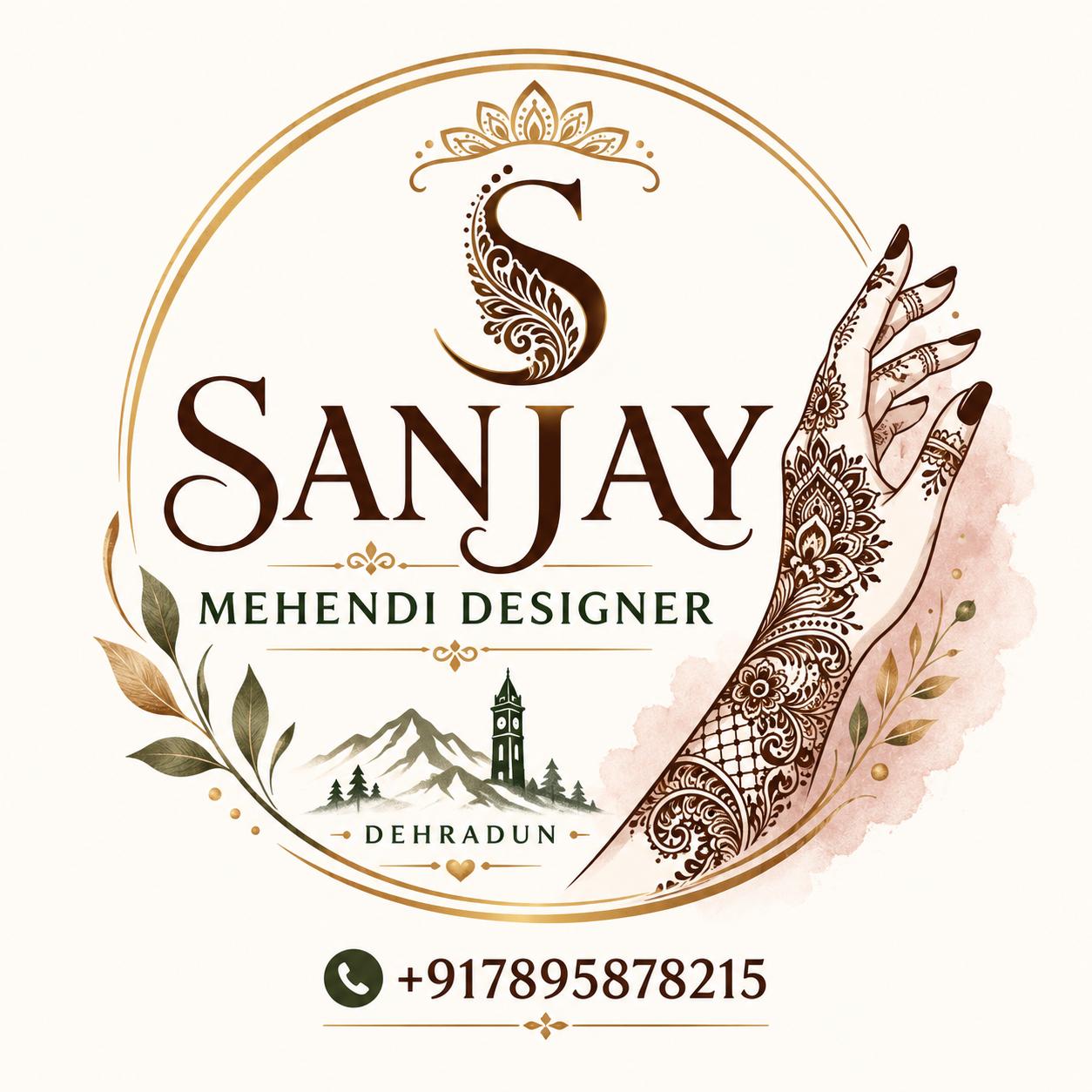 Sanjay Mehendi Designer logo